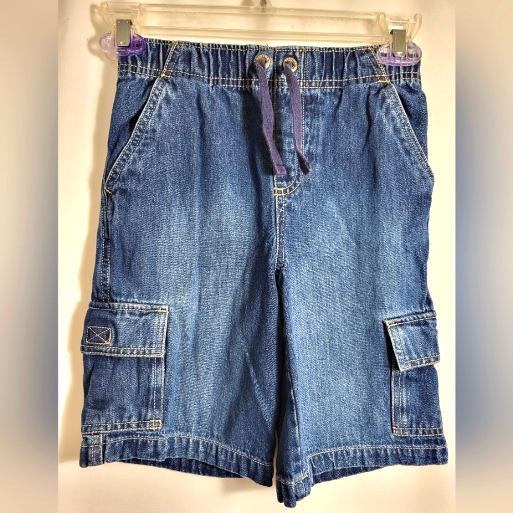 Sonoma blue jean cargo shorts   girls 7  #1702